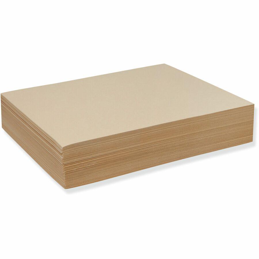 Pacon Economy Weight Recyclable Drawing Paper - 500 Sheets - Plain - 9" x 12" - Manila Paper - Lightweight - 500 / Ream. Picture 2