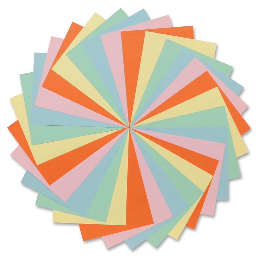 Pacon Assorted Tagboard - Poster, Painting - 1.50"Height x 18"Width x 12"Length - 100 / Pack - Assorted. Picture 3