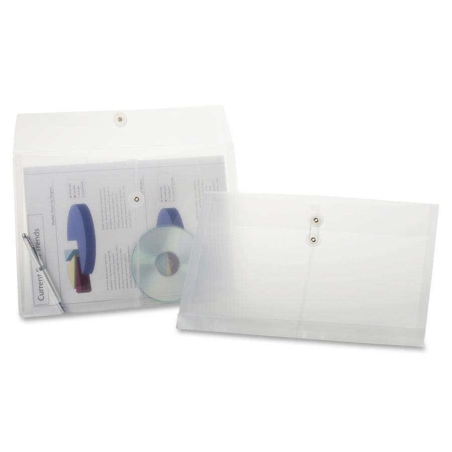 Pendaflex Legal Presentation Folder - 8 1/2" x 14" - 200 Sheet Capacity - 1" Expansion - Clear - 3 / Pack. Picture 2