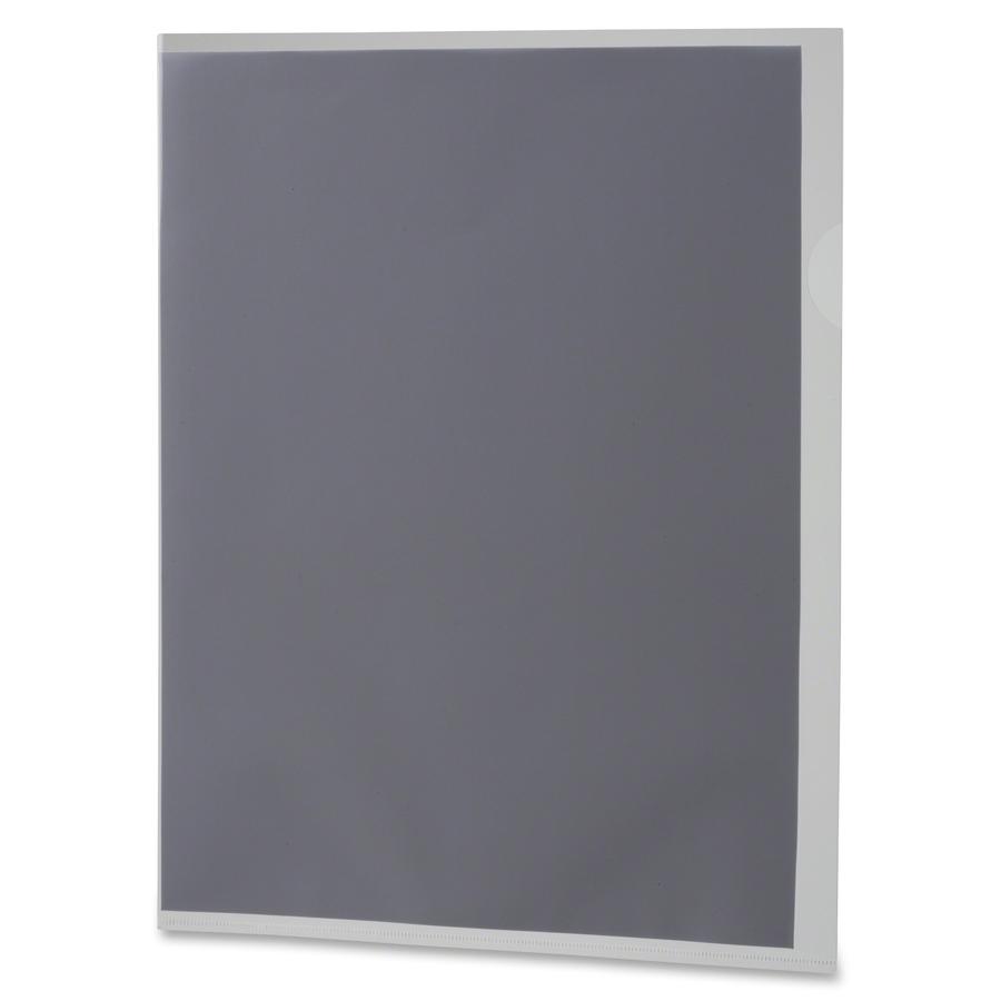 Pendaflex Color Jacs File Jacket - 8 1/2" x 11" - 1 Pocket(s) - Polypropylene - Clear - 50 / Box. Picture 2