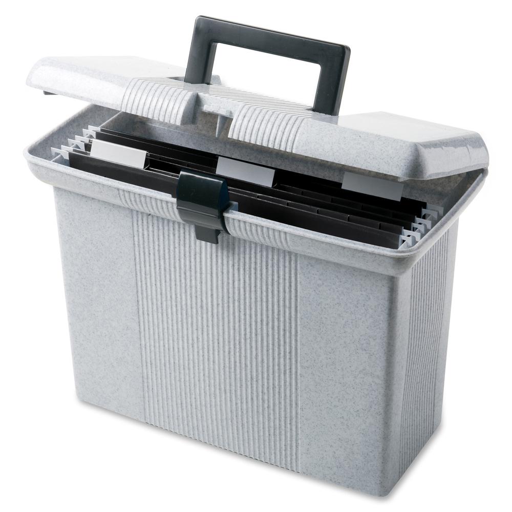 Pendaflex Portafile File Storage Box - Internal Dimensions: 13.87" Width x 6.37" Depth x 10.87" Height - External Dimensions: 14" Width x 6.5" Depth x 11" Height - Media Size Supported: Letter - Light. Picture 2