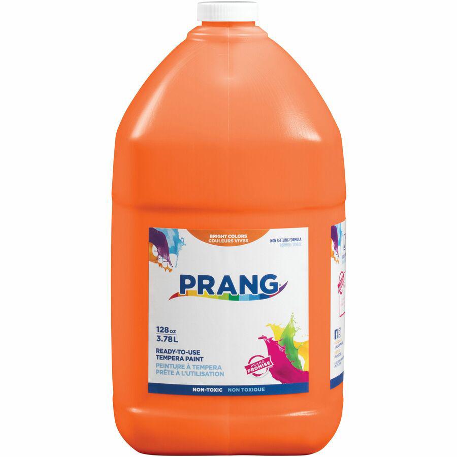 Prang Liquid Tempera Paint - 1 gal - 1 Each - Orange. Picture 8