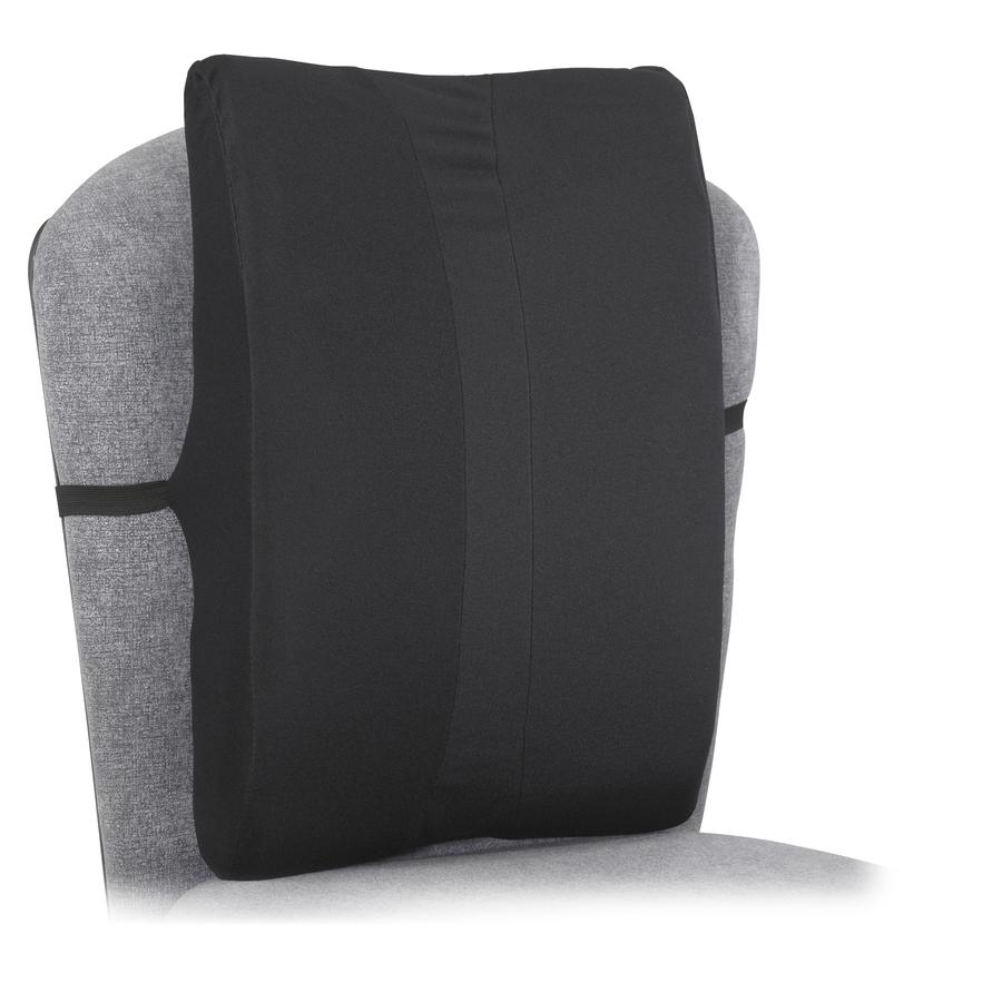 Safco Remedease Full Height Backrest - Strap Mount - Black - 1 Each. Picture 2