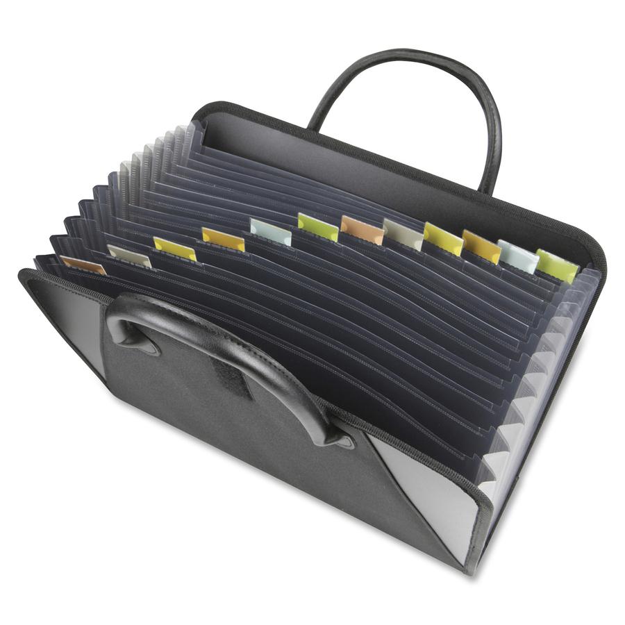 C-Line Expanding File With Handles - Black, 1/EA, 48211. Picture 4