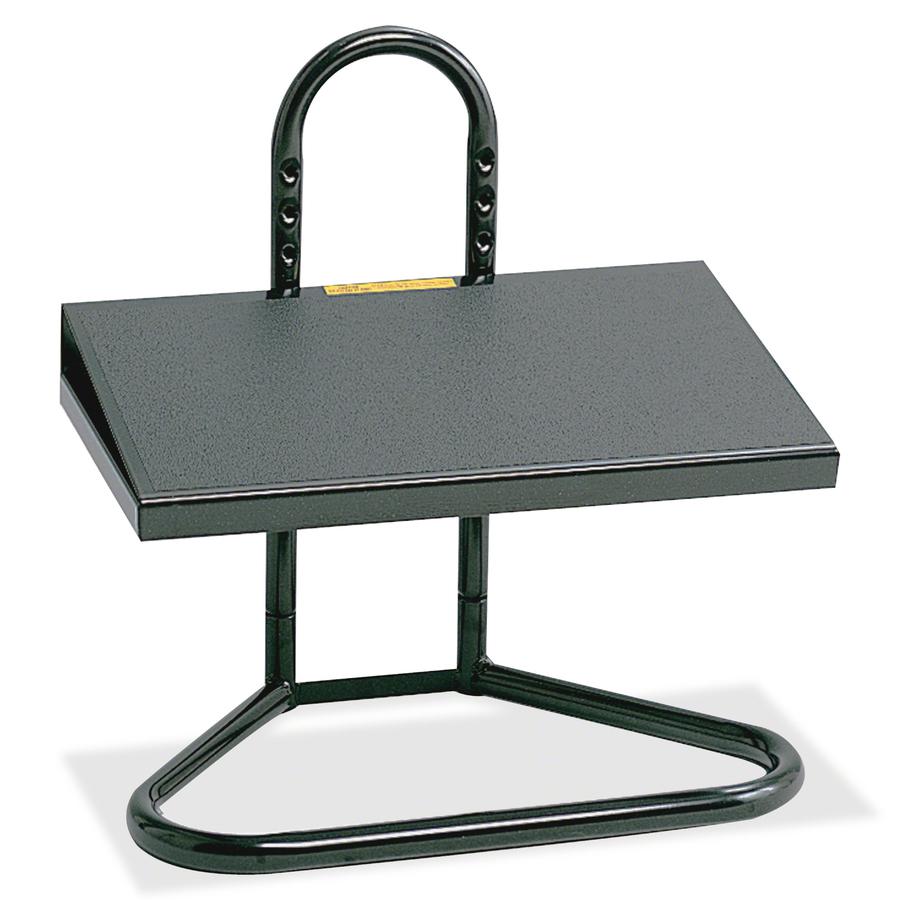 Safco Industrial Adjustable Footrest - 8&deg; Tilt - Black - 1 Each. Picture 2
