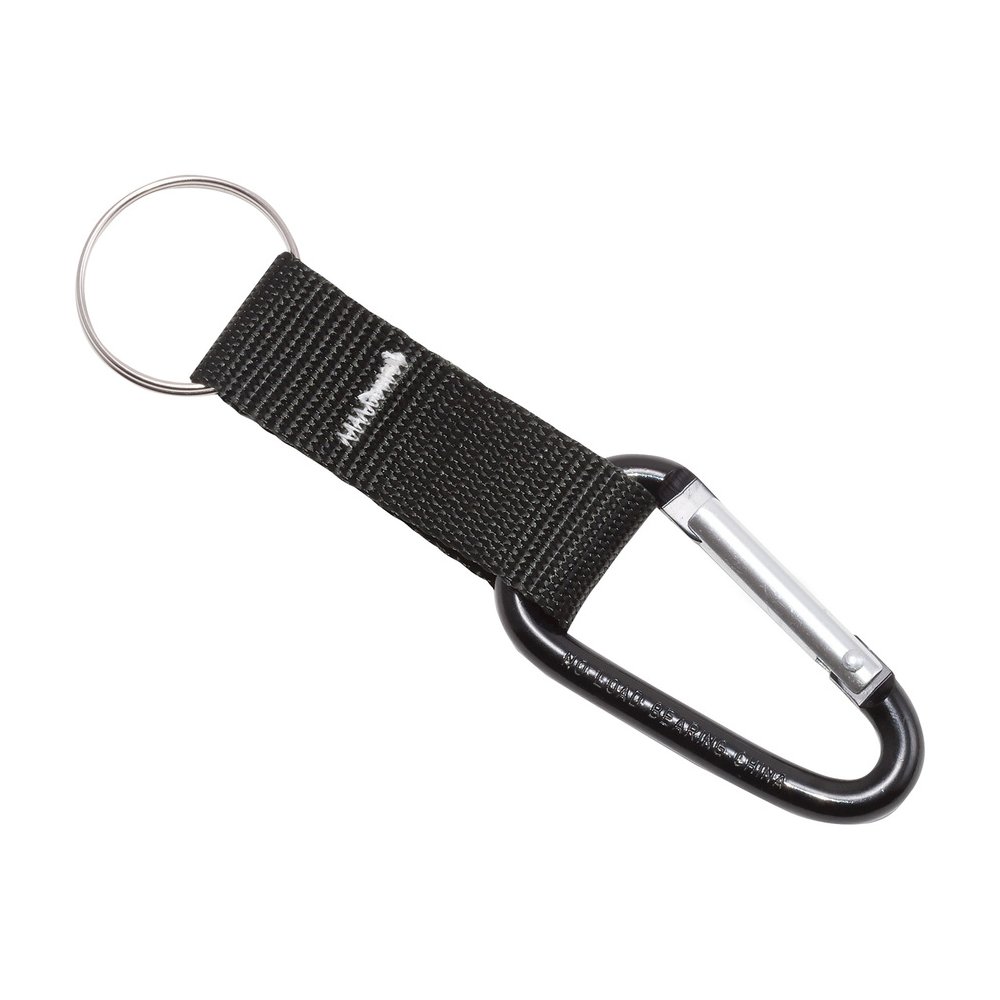 Advantus Carabiner Key Chain - Black - 10 / Pack. Picture 3