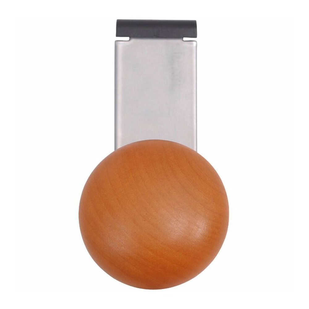 Alba Cubicle Single Garment Peg - 1 Pegs - 4.6" Height x 2.4" Width - for Garment - Silver, Brown - 1 Each. Picture 6