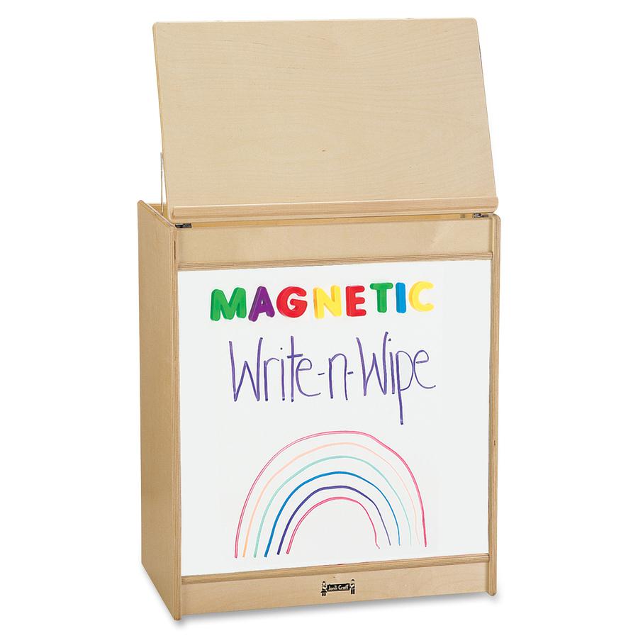 Jonti-Craft Big Book Write-n-Wipe Easel - 24.5" Width x 15" Depth x 30" Height - 1 Each - Rubber, Acrylic. Picture 2