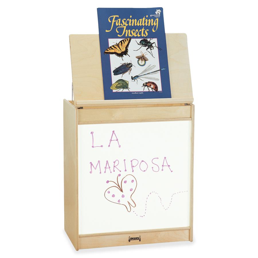 Jonti-Craft Rainbow Accents Big Book Write-n-Wipe Easel - 24.5" Width x 15" Depth x 30" Height - 1 Each - Baltic - Rubber, Acrylic. Picture 5