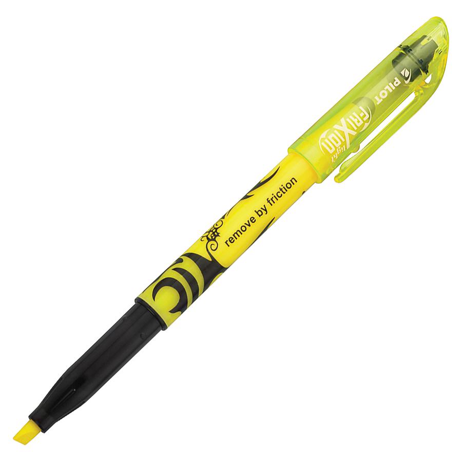 Pilot FriXion Light Erasable Highlighter - Fluorescent Yellow - 1 Dozen. Picture 2