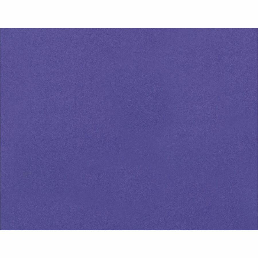 Pacon Railroad Board - Art, Mat, Painting, Marker, Poster, Stenciling, Mounting, Block Printing - 22"Height x 28"Width - 25 / Carton - Purple. Picture 3