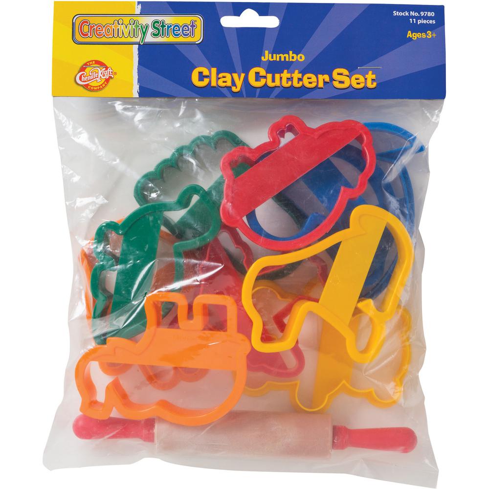 Creativity Street Clay Cutter Set - Clay Craft - 11 Piece(s) - 1 / Set. Picture 2