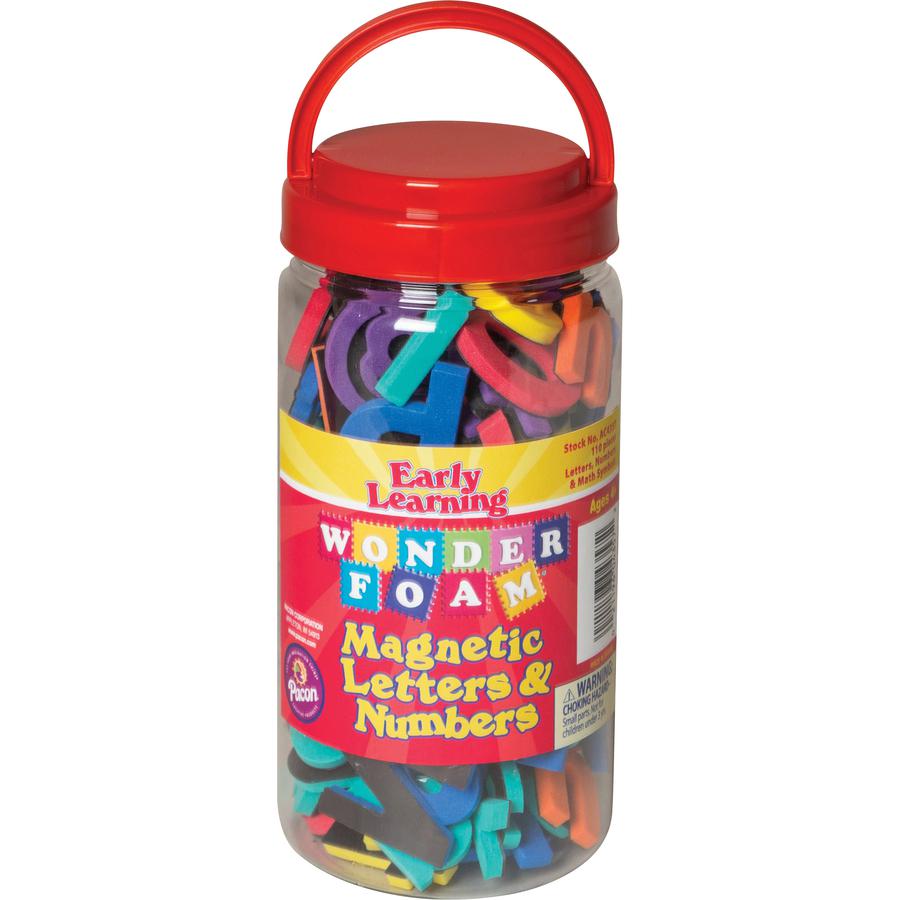 Creativity Street WonderFoam Magnetic Letters/Numbers - Magnetic - Washable - Assorted - Foam - 1 / Set. Picture 6