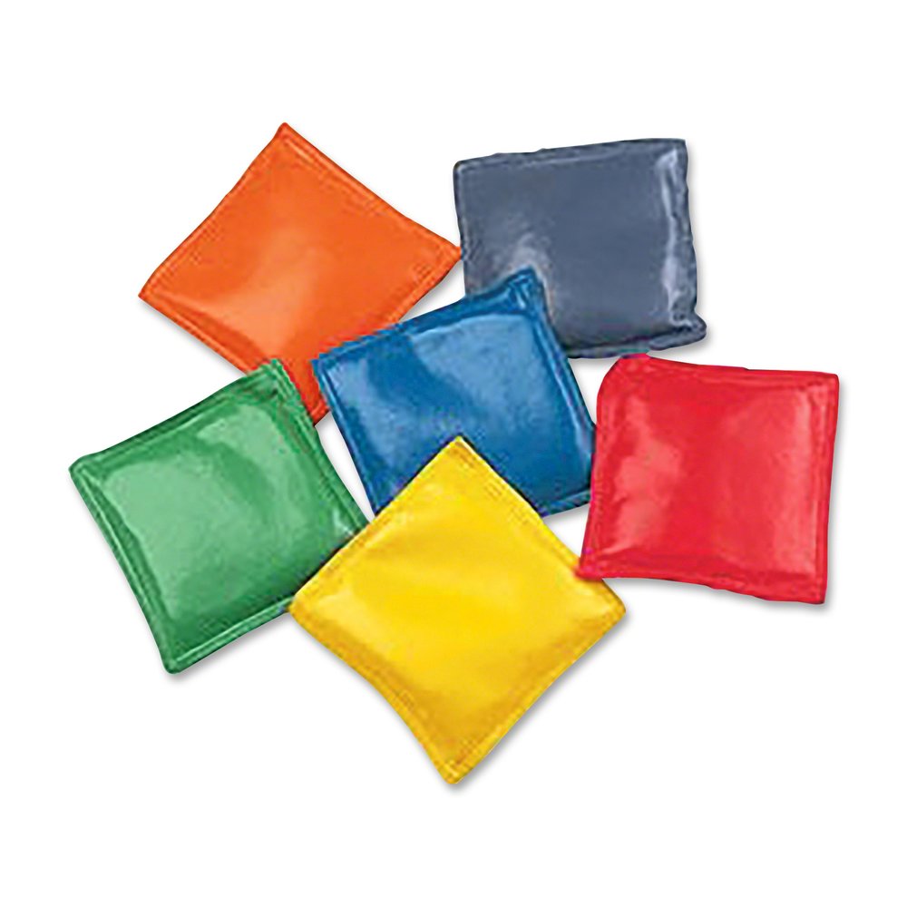 Champion Sports 4" Rainbow Bean Bags - 12 / Set - Assorted, Red, Yellow, Green, Orange. Picture 2