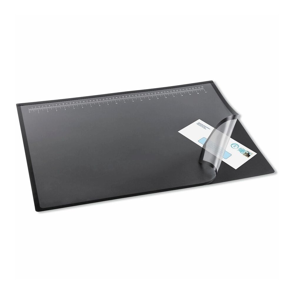 Artistic Logo Pad Desk Pad - 22" Width x 17" Depth - Rubber - Black. Picture 2