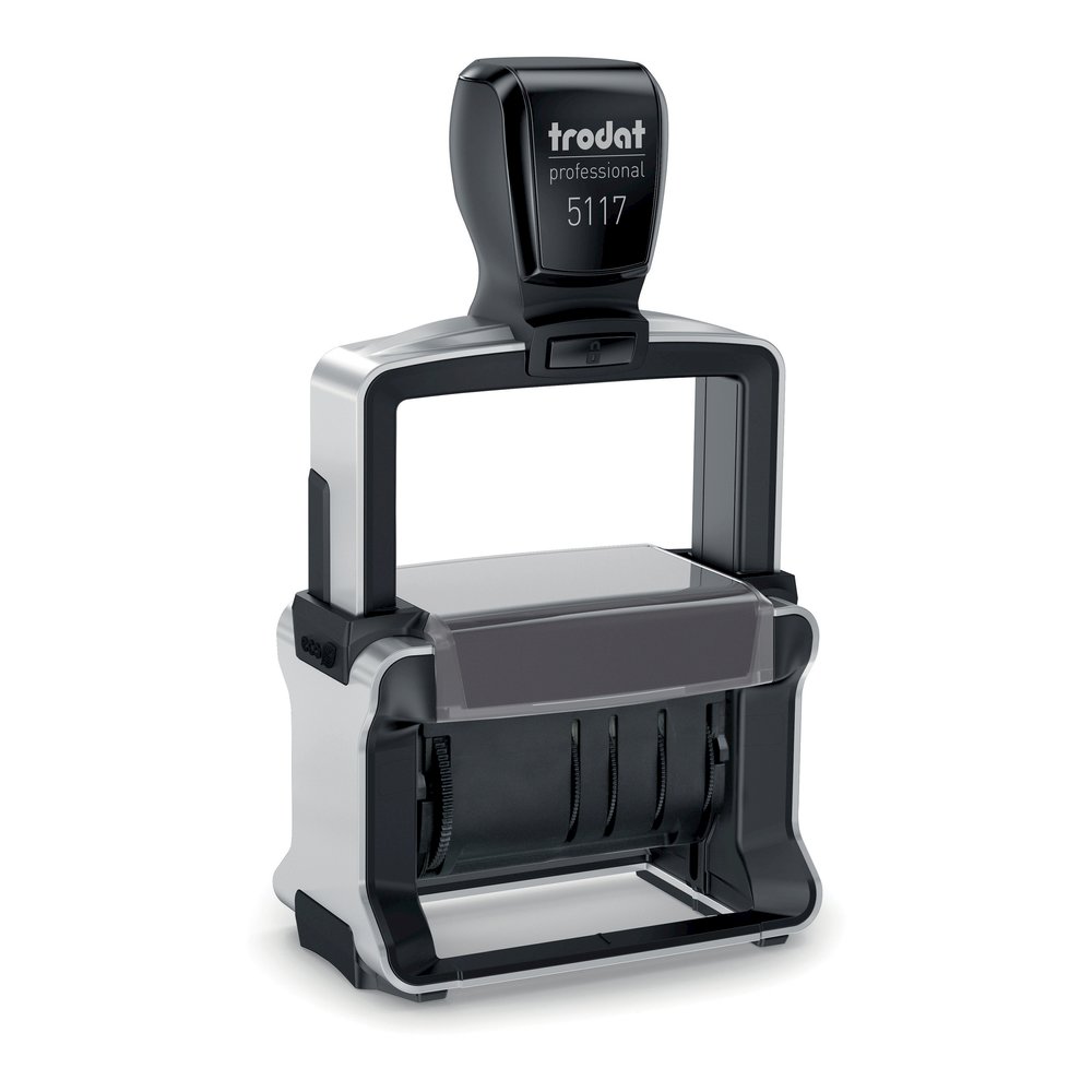 Trodat Professional 12 Message Date Stamp - Message Stamp - ANSWERED, BACKORDERED, CANCELLED, BILLED, RECEIVED, EMAILED, CHECKED, DELIVERED, ENTERED, PAID, SHIPPED, ... - 10000 Impression(s) - Black -. Picture 4