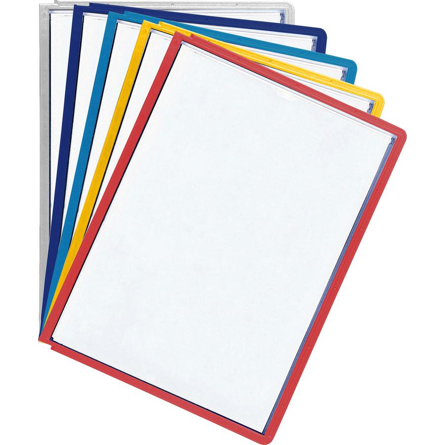 DURABLE&reg; Replacement Panels for SHERPA&reg;/VARIO&reg; Reference Display System - Replacement Panels - Assorted - 5 Pack - SHERPA/VARIO Design. Picture 2