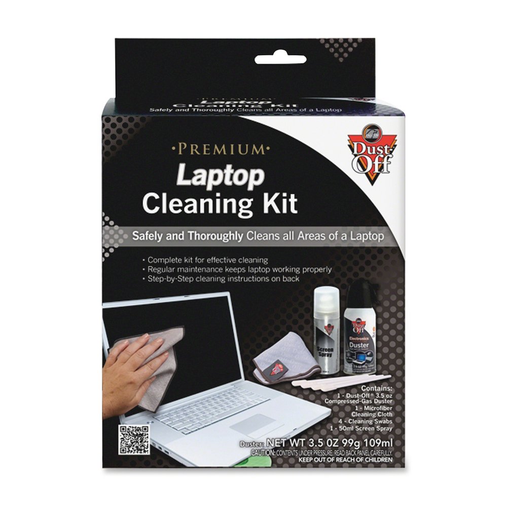 Dust-Off Computer Care Cleaning Kit - For Notebook - Black, Gray - 7 / Kit. Picture 2