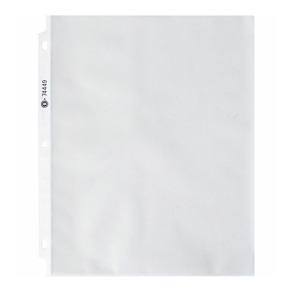 Business Source Nonglare Top-loading Sheet Protectors - 11" Height x 9" Width x 3.3 mil Thickness - For Letter 8 1/2" x 11" Sheet - Ring Binder - Rectangular - Clear - Polypropylene - 100 / Box. Picture 5