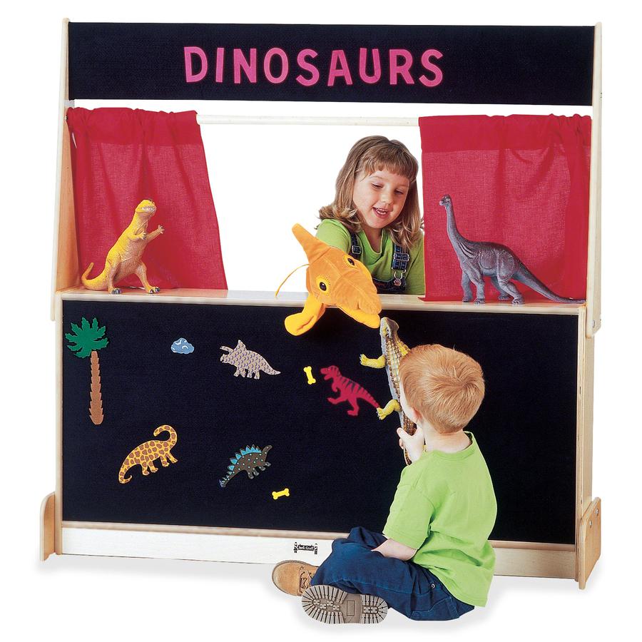 Jonti-Craft Flannel Surface Imagination Station - 49" Width x 15" Depth x 49" Height - 1 Each - Baltic. Picture 3