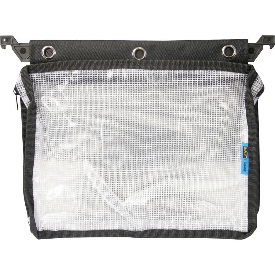 Advantus Carrying Case (Pouch) Accessories - Black - Pleat - 11.5" Height x 13" Width - 1 Each. Picture 7