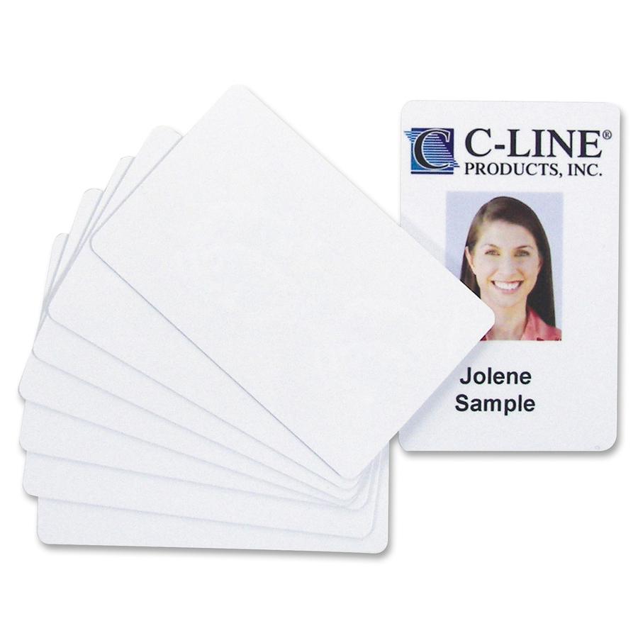 C-Line Graphics Quality Video Grade PVC Card - 100/PK, 89007. Picture 2