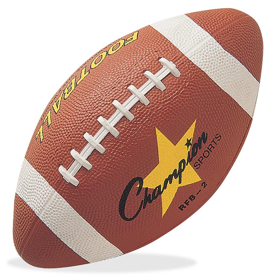 Champion Sports Intermediate Rubber Football - 11" - Intermediate - Rubber - 1  Each. Picture 2