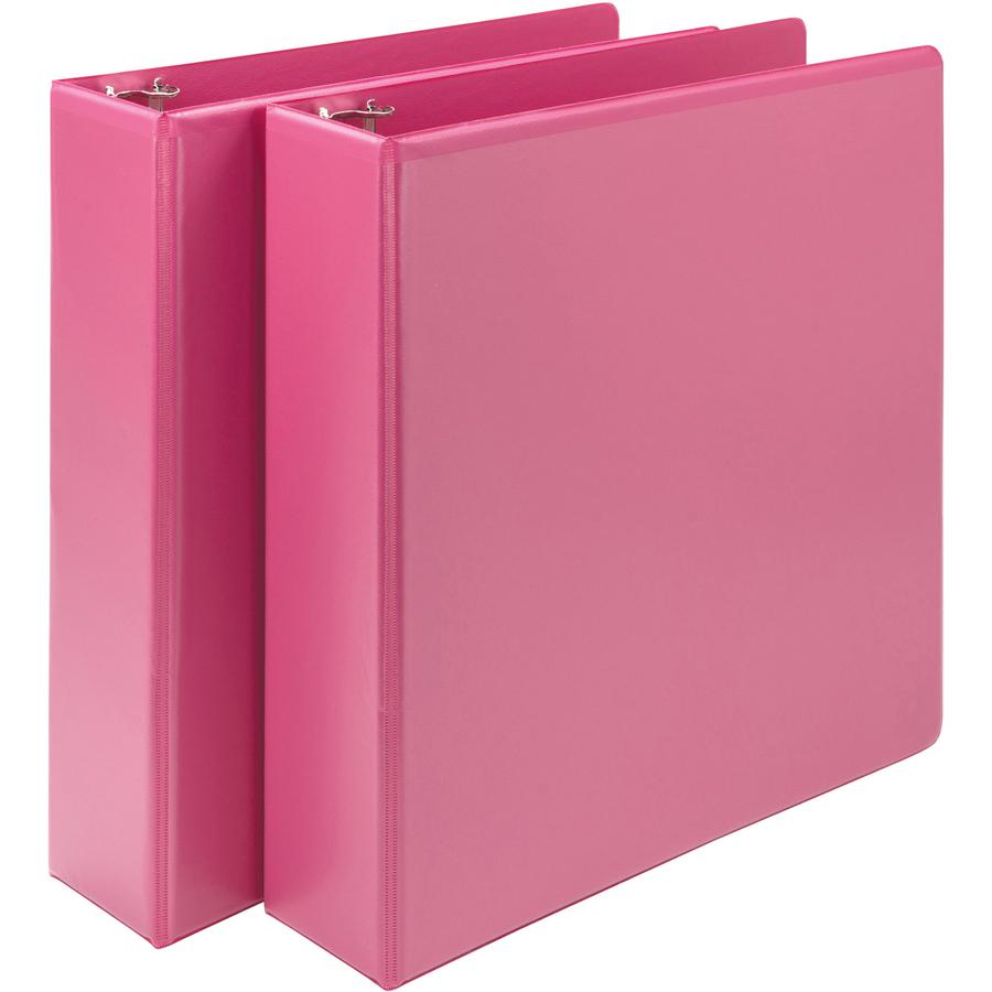 Samsill Earth's Choice Plant-based View Binders - 2" Binder Capacity - Letter - 8 1/2" x 11" Sheet Size - 425 Sheet Capacity - 3 x Round Ring Fastener(s) - 2 Internal Pocket(s) - Chipboard, Polypropyl. Picture 3