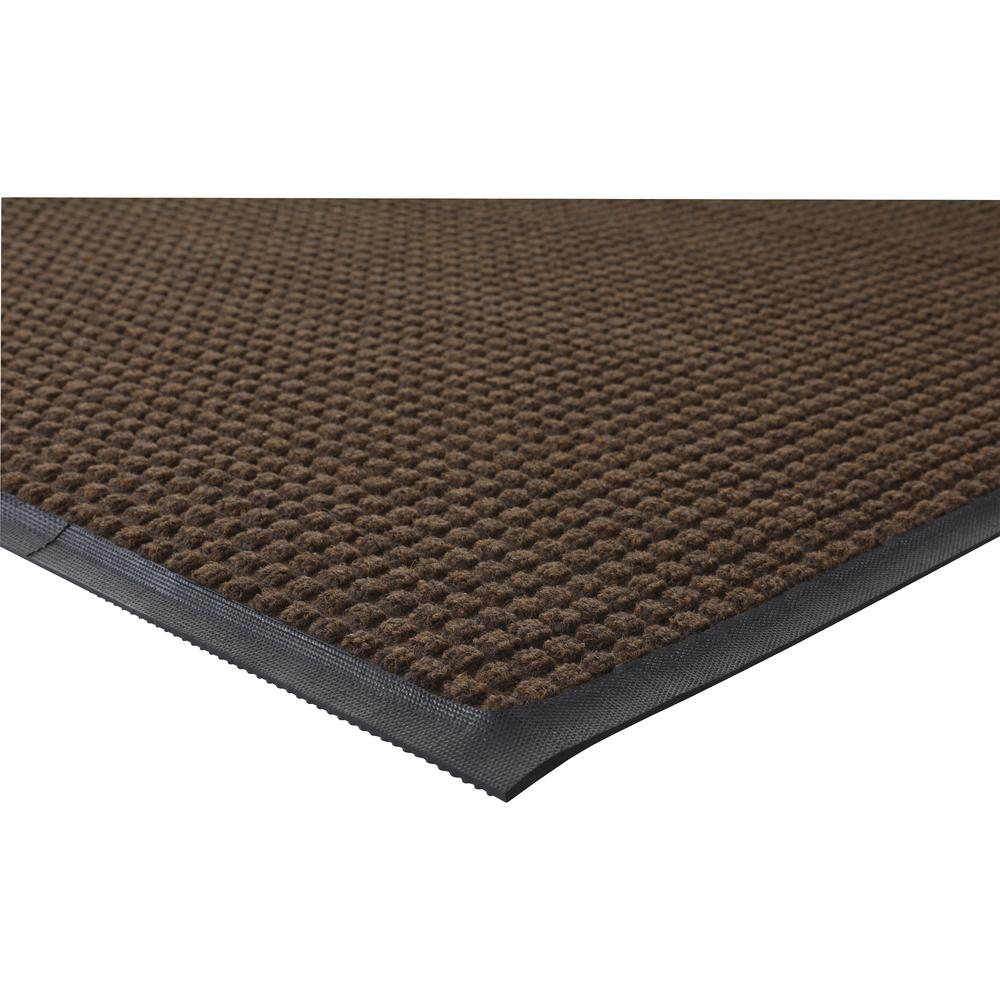 Genuine Joe Waterguard Wiper Scraper Floor Mats - Carpeted Floor, Indoor, Outdoor - 72" Length x 48" Width - Polypropylene - Brown - 1 Each. Picture 6
