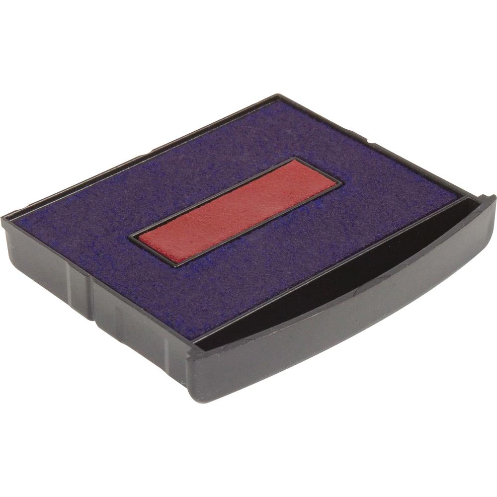 Xstamper Classix Self-inking Replacement Pad - Red, Blue Ink - Red, Blue - 1 Each. Picture 2