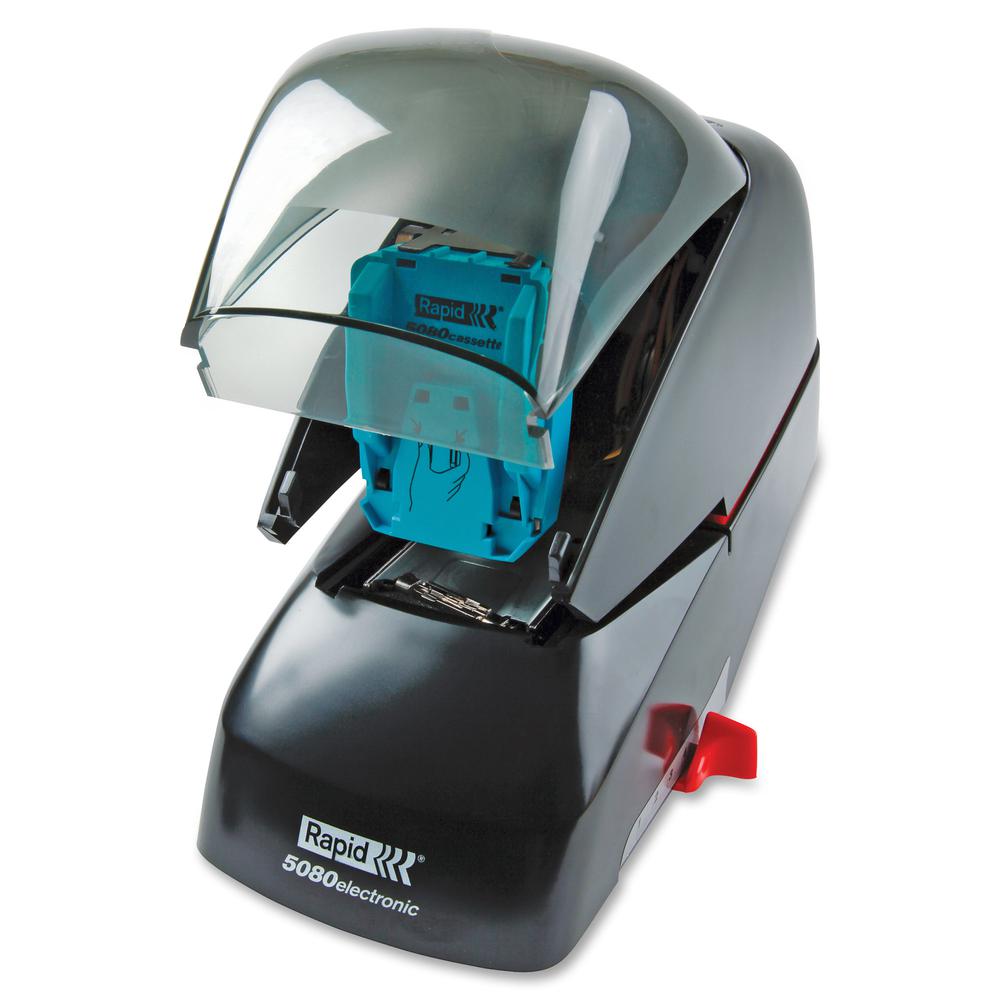 Rapid 5080 Professional Stapler - 90 of 20lb Paper Sheets Capacity - 5000 Staple Capacity - 1 Each - Black. Picture 2