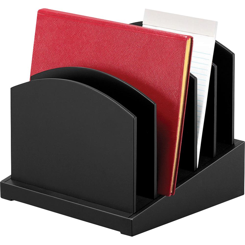 Victor 8601-5 Midnight Black Incline File - Desktop - Black - Wood - 1Each. Picture 2