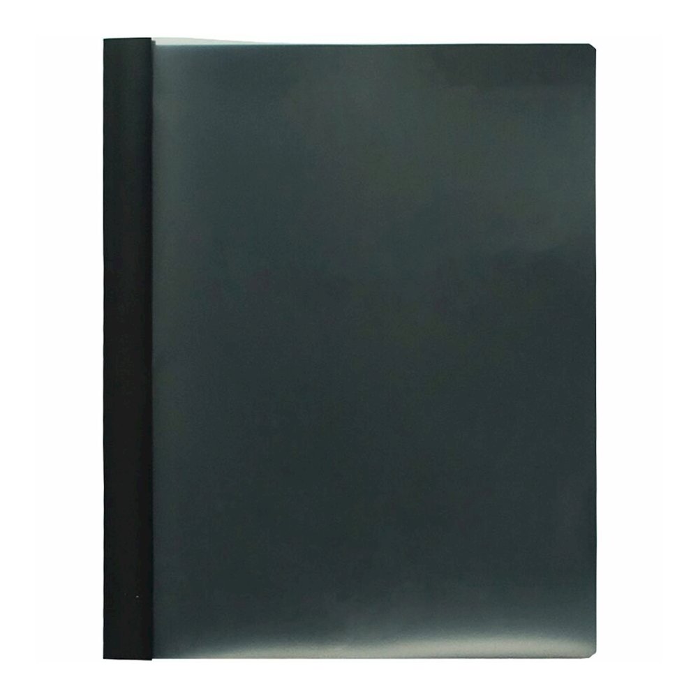 Business Source Letter Report Cover - 1/2" Folder Capacity - 8 1/2" x 11" - 100 Sheets Capacity - 3 x Prong Fastener - Black - Durable, Non-stick, Heavy Duty, Water Resistant, Textured - 1 Box. Picture 7