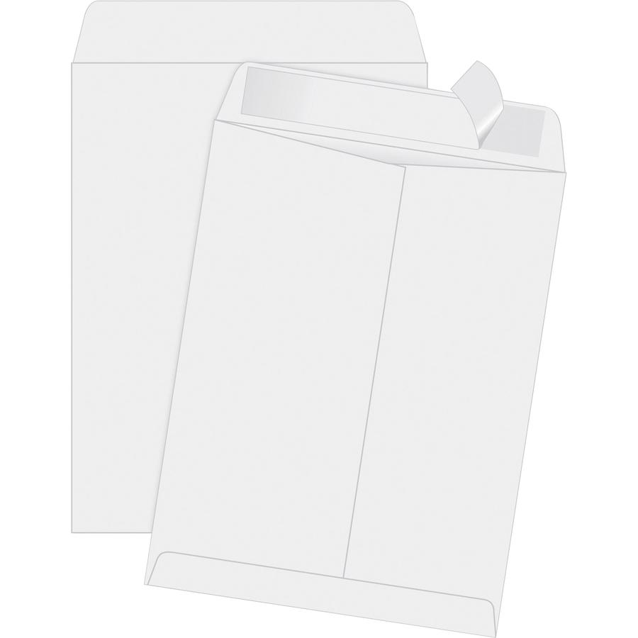 Quality Park 11-1/2 x 14-1/2 Catalog Envelopes with Self-Seal Closure - Catalog - 11 1/2" Width x 14 1/2" Length - 28 lb - Peel & Seal - Wove - 100 / Box - White. Picture 6