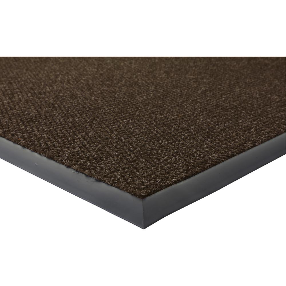 Genuine Joe Ultraguard Indoor Wiper Mats - Hard Floor, Indoor, Outdoor - 72" Length x 48" Width - Rubber - Chocolate - 1 Each. Picture 5