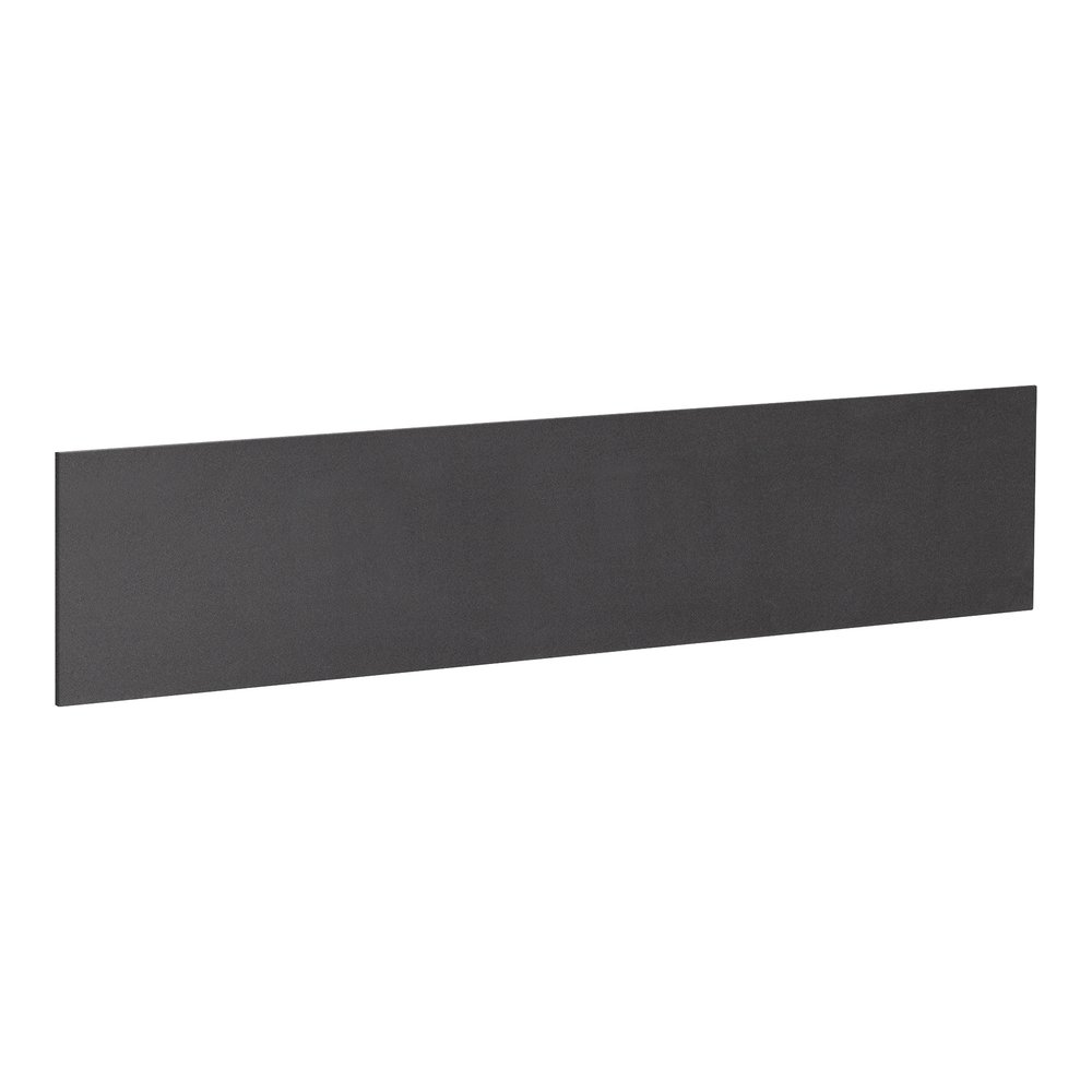 Lorell Essentials Series Hutch Tackboards - 16.50" Board Height x 63.88" Board Width x 0.50" Board Depth - Black Fabric Surface - Laminated - 1 Each. Picture 6