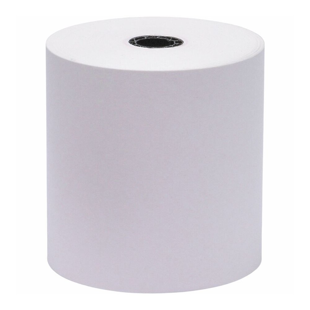 Business Source 1-Ply Pack Adding Machine Rolls - 3" x 165 ft - 13.80 lb Basis Weight - Sustainable Forestry Initiative (SFI) - Lint-free - White - 12 / Pack. Picture 5