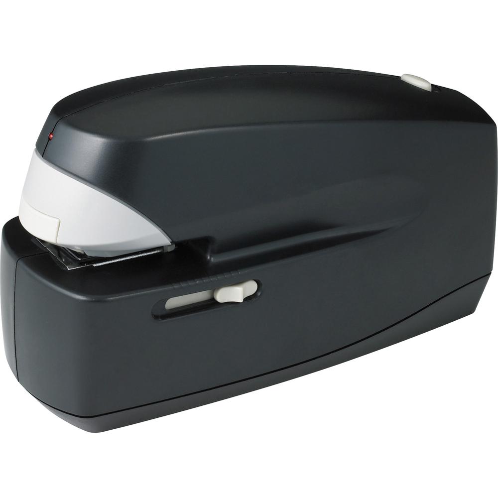 Business Source 25-Sheet Capacity Electric Stapler - Staples Upto 25 Sheet - Holds Upto 210 Staple - Full Strip - Staple Size: 0.25" - 1.38" Throat Depth - Black - 1 Each. Picture 2