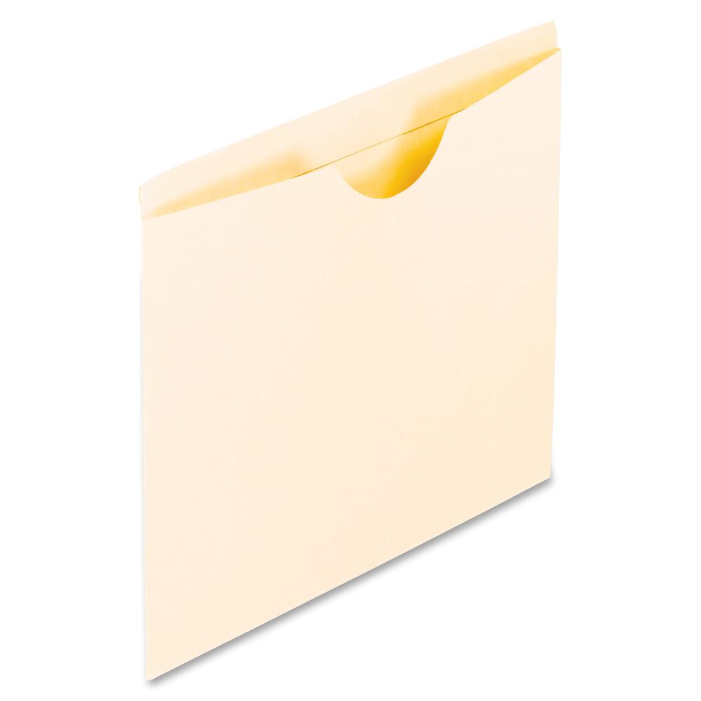 Pendaflex Letter Recycled File Jacket - 8 1/2" x 11" - Manila - Manila - 10% Recycled - 100 / Box. Picture 2