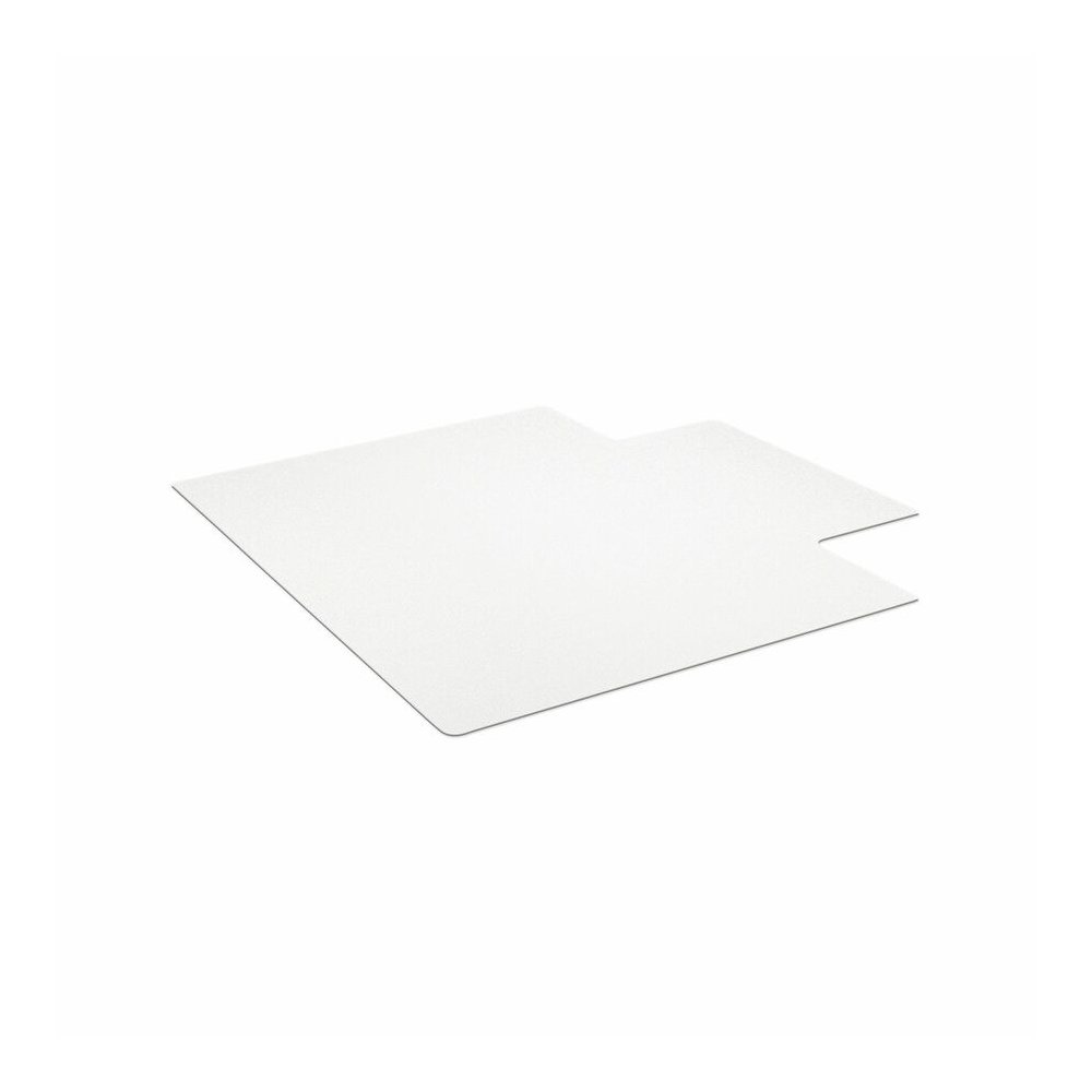 ES ROBBINS Hard-Floor Chair Mat - Hardwood Floor, Hard Floor, Wood Floor, Tile Floor - 53" Length x 45" Width x 0.110" Thickness - Lip Size 12" Length x 25" Width - Vinyl - Clear - 1 Each. Picture 4