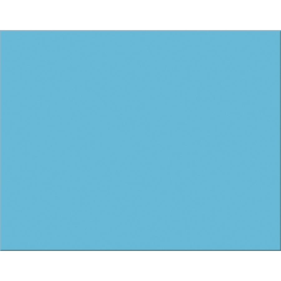 Pacon Railroad Board - Art Project, Mat, Painting, Marker, Poster, Stenciling, Block Printing, Mounting - 22"Height x 28"Width x 1"Length - 25 / Carton - Light Blue. Picture 2