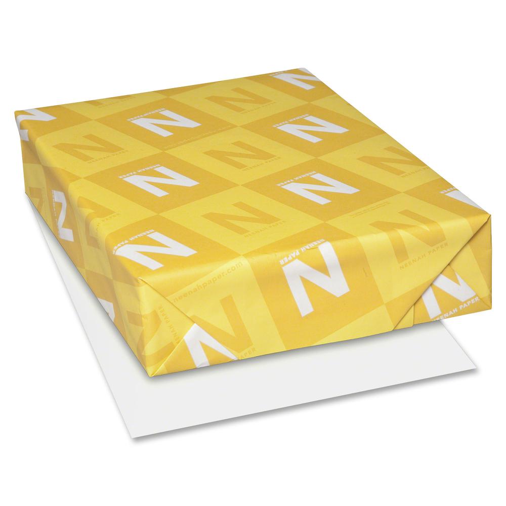Neenah Capitol Bond Paper - White - 96 Brightness - Letter - 8 1/2" x 11" - 24 lb Basis Weight - Cockle - 500 / Ream - Archival-safe, Watermarked - Bright White. Picture 3