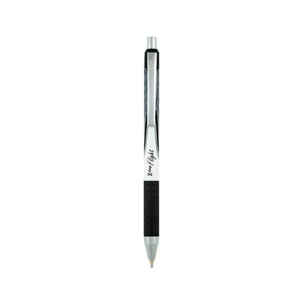 Zebra Z-Grip Flight Retractable Pens - Bold Pen Point - 1.2 mm Pen Point Size - Retractable - Black - 1 Dozen. Picture 4
