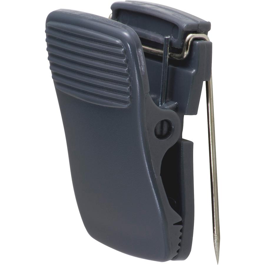 Lorell Cubicle Clips - 24 / Box - Black - Plastic. Picture 9