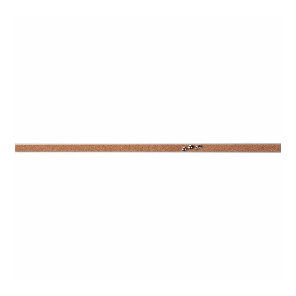 Lorell Cork Strip Bulletin Bar - 24" Board Width - Cork Surface - Self-healing, Fade Resistant, Self-sealing - Anodized Aluminum Frame - 1 Each. Picture 6