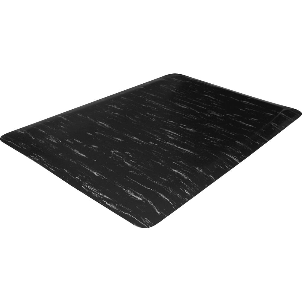 Genuine Joe Marble Top Anti-fatigue Mats - Office, Airport, Bank, Copier, Teller Station, Service Counter, Assembly Line, Industry - 24" Width x 36" Depth x 0.500" Thickness - High Density Foam (HDF) . Picture 3