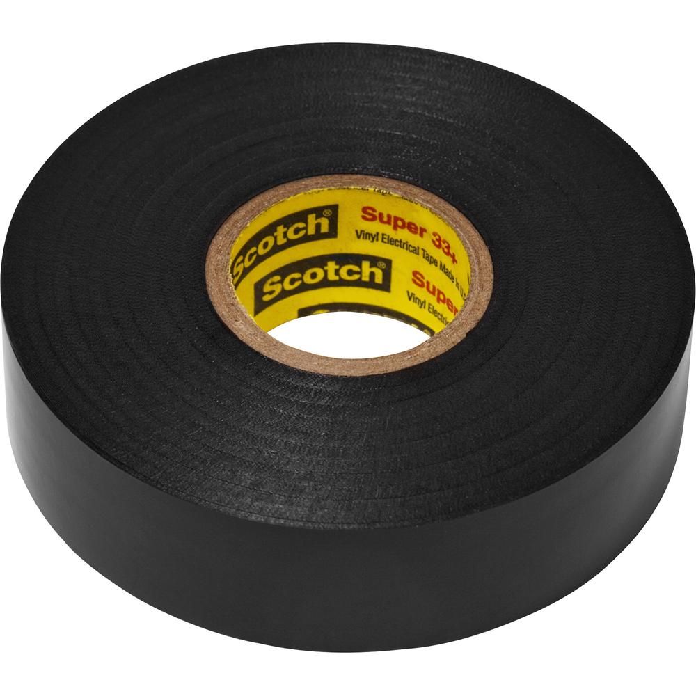 Scotch Super 33 Plus Vinyl Electrical Tape - 22 yd Length x 0.75" Width - Rubber - Vinyl Backing - Flame Resistant, Temperature Resistant, Weather Resistant, Abrasion Resistant, Moisture Resistant, Al. Picture 2