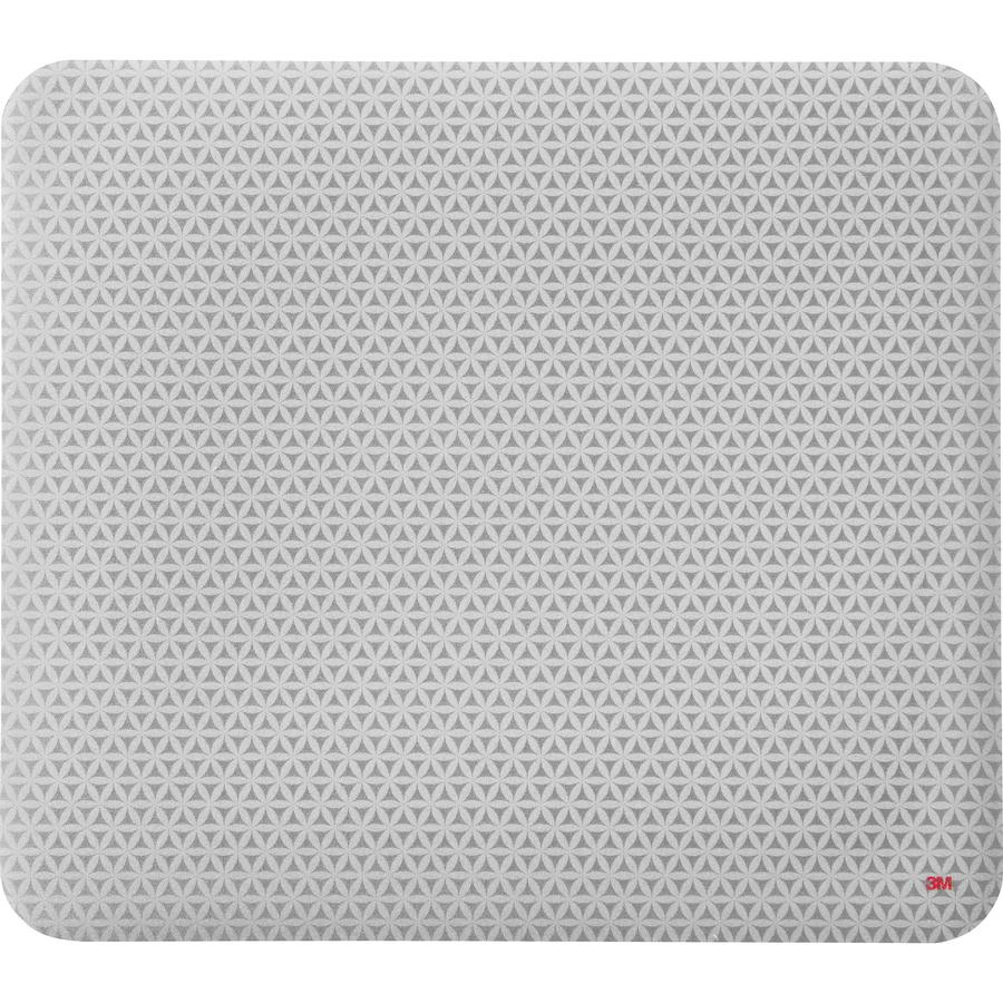 3M Precise Mouse Pad - Gray Bitmap - 0.30" x 8" Dimension - Foam - 1 Pack. Picture 3