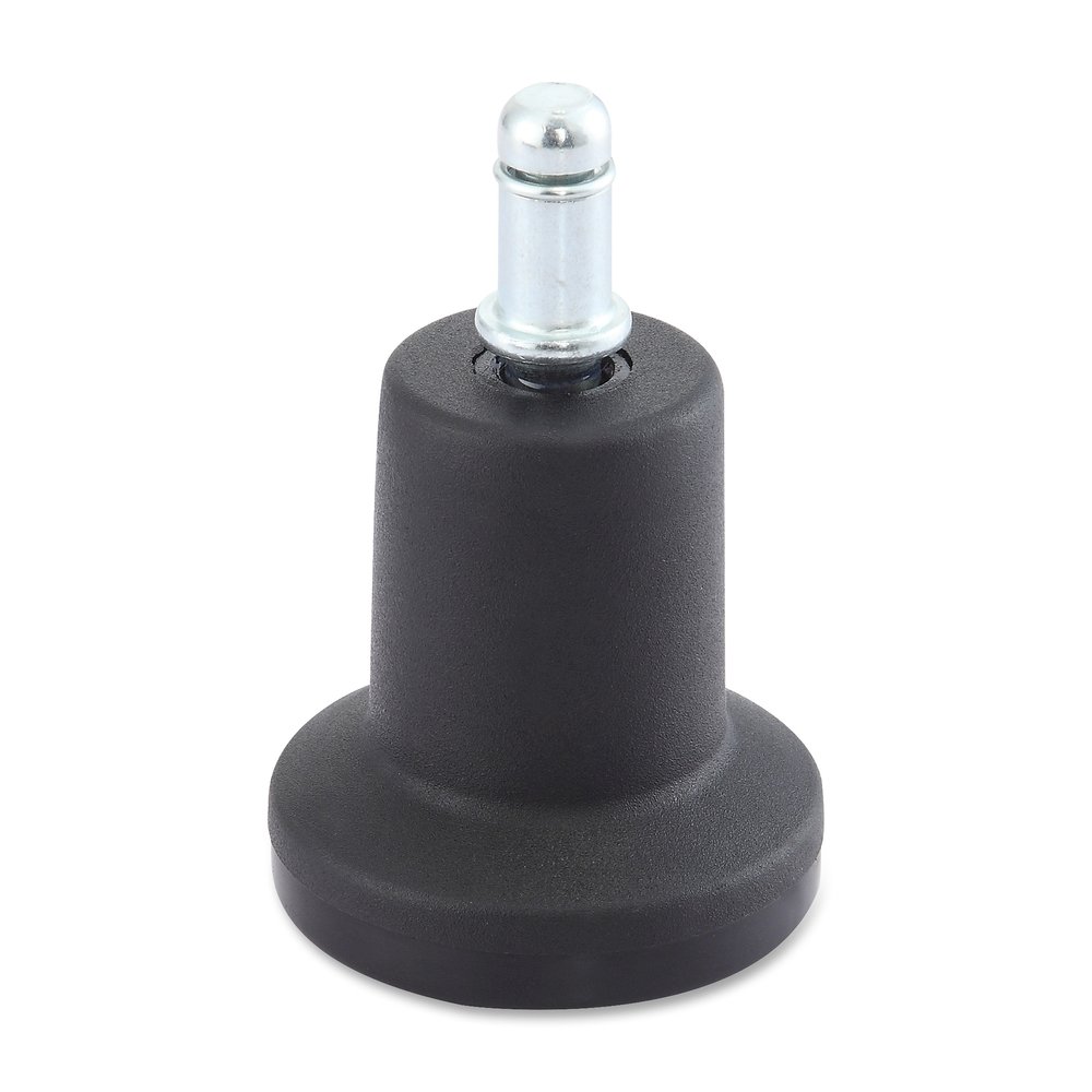 Lorell Bell Glides - Black - Metal, Nylon - 1 Set. Picture 5