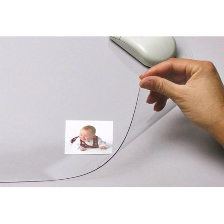 Artistic KrystalView Antimicrobial Desk Pad - Rectangular - 36" Width x 20" Depth - Vinyl - Clear. Picture 2